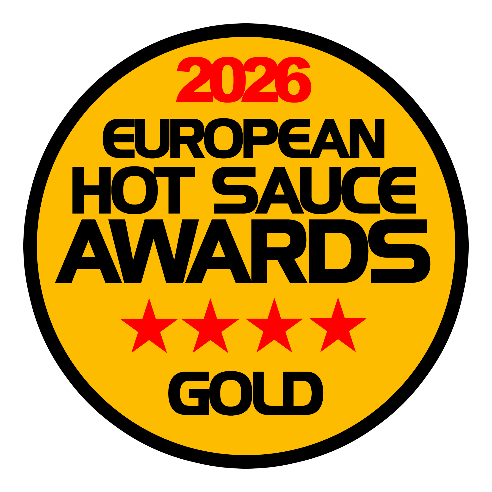 Gold — European Hot Sauce Awards 2026